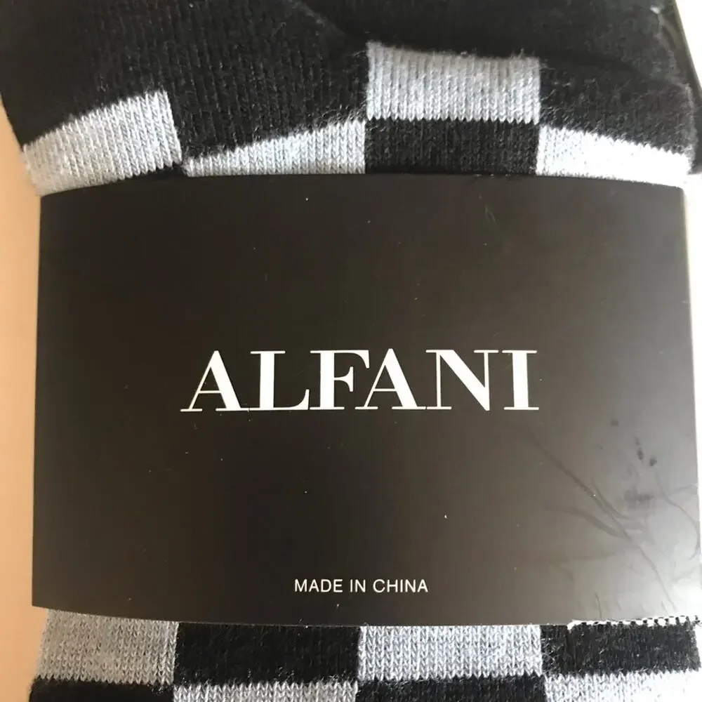 Alfani 4-pack Trouser Socks Light Blue Grey Black